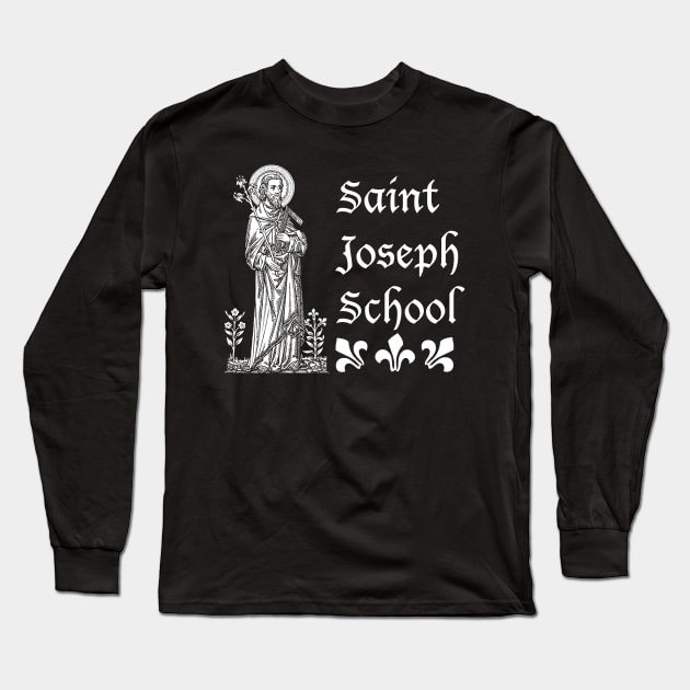 St. Joseph School Long Sleeve T-Shirt by DeoGratias